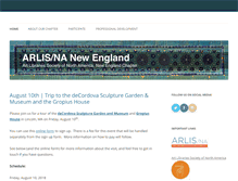 Tablet Screenshot of newengland.arlisna.org